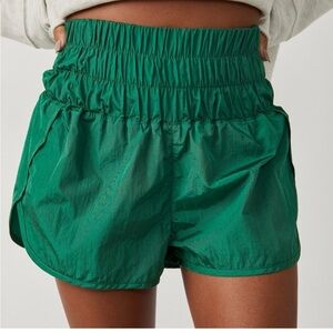Free People Green Athletic Shorts